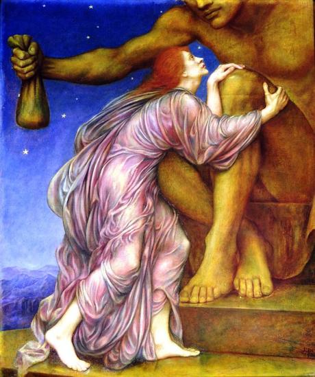 The Worship of Mammon (Le Culte de Mammon), Evelyn De Morgan, vers 1909