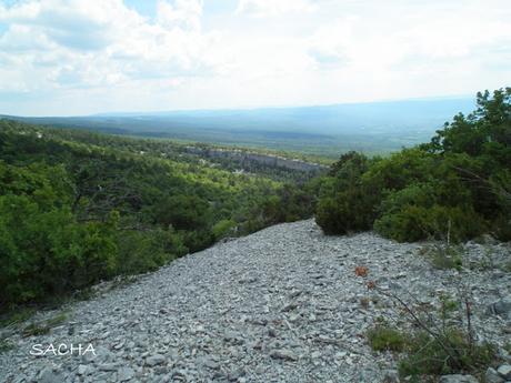 Rochers congolais lavande balade dans Ventoux Combe Curnier Landerot Pié-Gros clichés diaporama