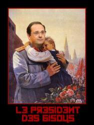 Le pari de Hollande Le Président Des Bisous