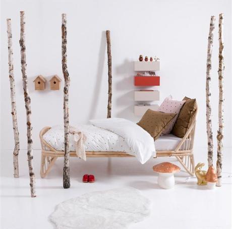 lit enfant en rotin Cicle 459€