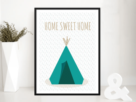 affiche tipi 18€ green and paper