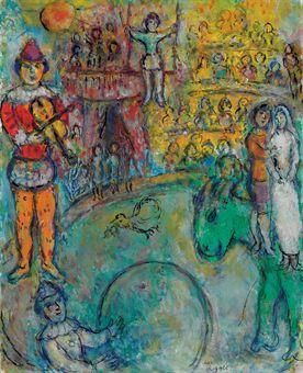 Chagall Clown violoniste