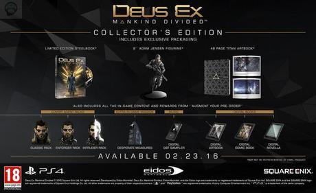 Deus Ex Mankind Divided – Collector et Date de sortie