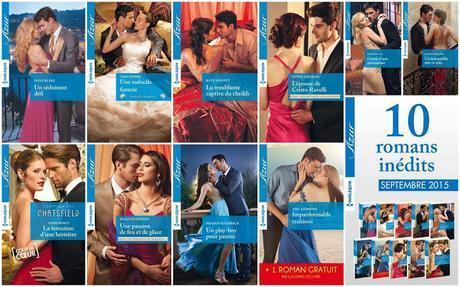 Les sorties du mois de Septembre chez Harlequin