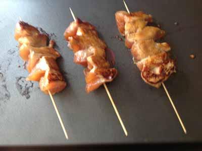 Brochette de poulet 1