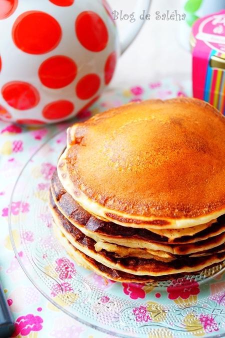 Pancakes sans oeufs, sans lait & sans beurre Pancakes sans oeufs, sans lait & sans beurre