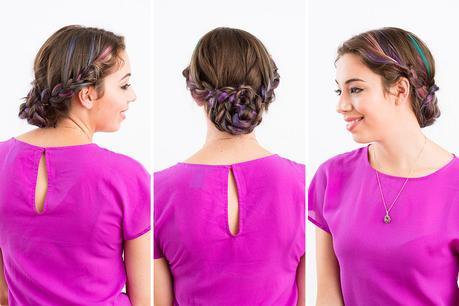 Cheveux tressés : 8 Nouvelles façons facile a faire torsion française bun