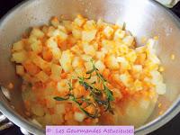 Sauce au pâtisson et aux lentilles corail (Vegan)