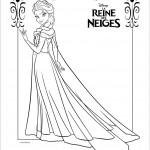 dessin de la reine des neiges