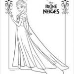 dessin de la reine des neiges