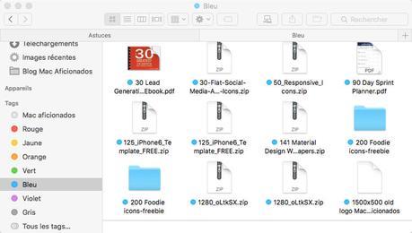 Astuce OS X El Capitan: bien gérer les tags