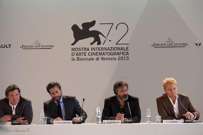 MOSTRA DU CINEMA DE VENISE : 2 septembre 2015