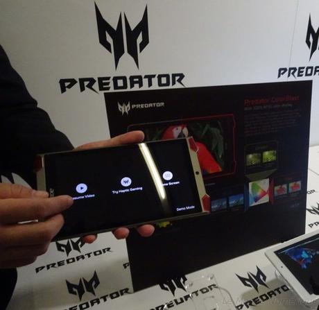 IFA 2015 : Acer lance ses tablettes et smartphones pour les joueurs, les Predator 6 et 8