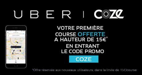 COZE & UBER vous offre votre premier trajet COZE & UBER vous offre votre premier trajet