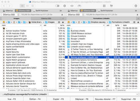 Commander One: le gestionnaire double de fichiers du Finder Commander One: le gestionnaire double de fichiers du Finder