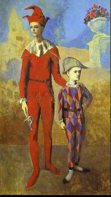 Picasso acrobate et jeune Harlaquin
