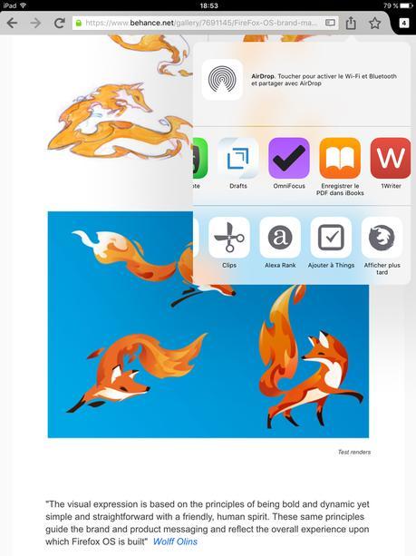 Firefox iOS 9 : notre prise en main