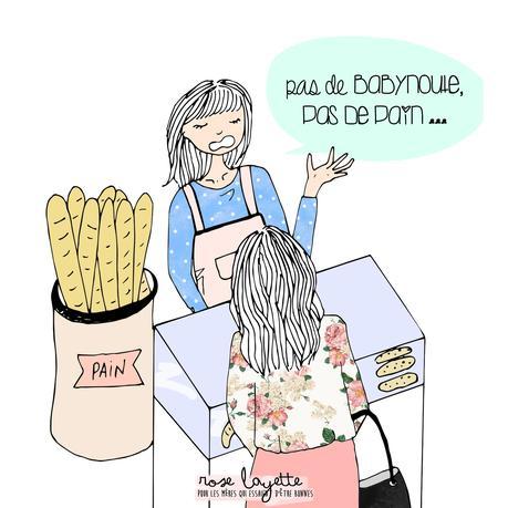 5 types de personnes que vous croiserez en vous promenant avec votre bébé boulangerie