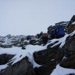 Nadelhorn, arête NE par la voie normale (4327m)