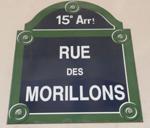Adresse mythique à Paris, rue des Morillons