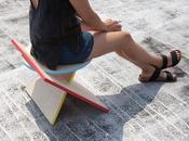 Projet étudiant Bauhaus Stool tabouret carré rond triangle Catherine