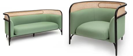 Collection Targa GamFratesi joue avec Thonet