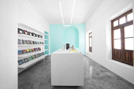 Conarte Library bibliothèque Monterrey par Anagrama