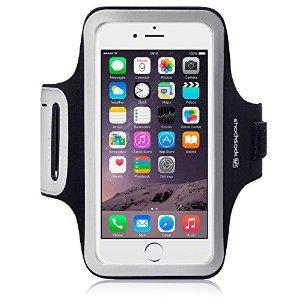 Top 5 des Brassard iPhone 6 ou iPhone 6 Plus Shocksock Brassard Armband Sport pour iPhone 6 Plus Coque - Noir