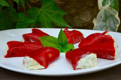 Piquillos farcis au chèvre