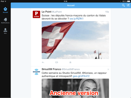 Twitter uniformise ses applications iPhone et iPad