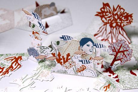 Paper art and illustration by Julia Spiers