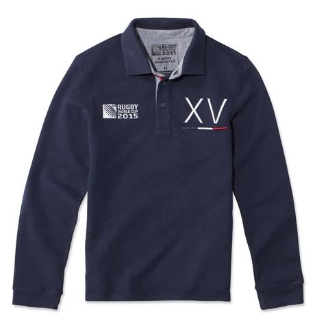 Polo ML Equipe XV de France - Coupe du Monde Rugby 2015 Polo ML Equipe XV de France - Coupe du Monde Rugby 2015