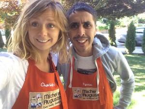 Charlotte et Hassan constituent l'équipe de tournage de choc du service Cow Prod : La maison de prod de Michel et Augustin