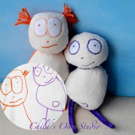 Zoom sur les doudous personnalisés ! Doudou couple - Child’s Own Studio