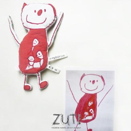 Zoom sur les doudous personnalisés ! Doudou clown - Zut !