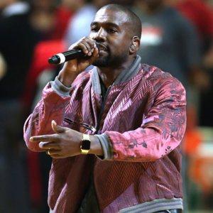 Kanye West wearing Apple Watch