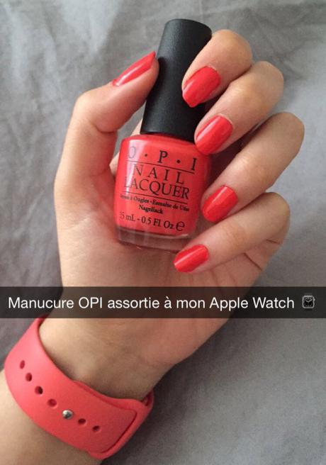 Manucure OPI Apple Watch