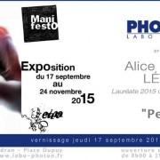 Exposition « Petite » Alice Levêque Grand Prix ETPA 2015| Galerie Photon