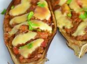 Aubergines farcies légumes
