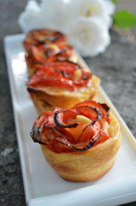 Tartelette rose de tomate