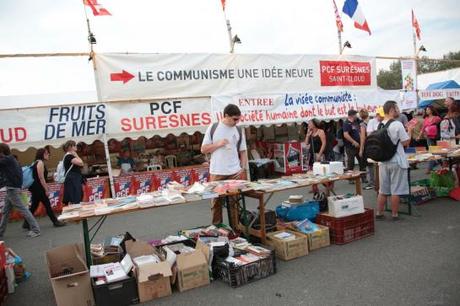 La Courneuve (Seine-Saint-Denis), vendredi. La 80e Fête de l'Humanité se tient dans un contexte d'érosion constante du vote communiste depuis la fin des années soixante en France.