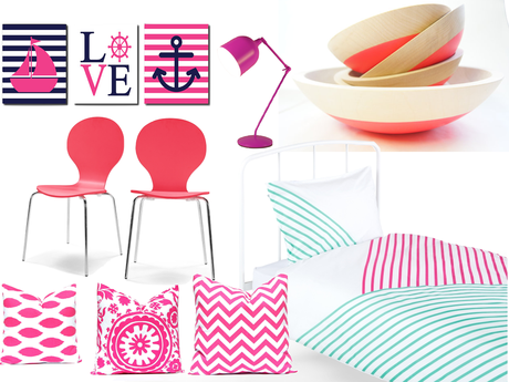 Shopping deco meuble rose.