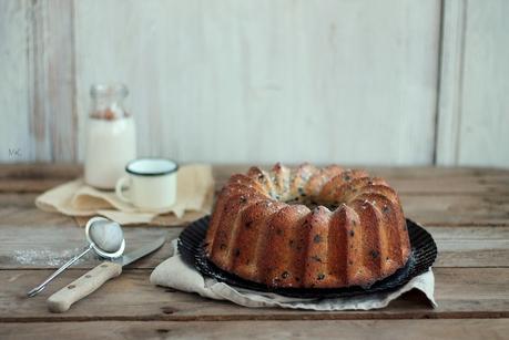 Bundt Cake Noisettes et beaucoup de Pépites Chocolat !