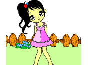 illustration petite fille