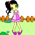 illustration de petite fille