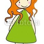 illustration de petite fille