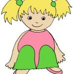 illustration de petite fille