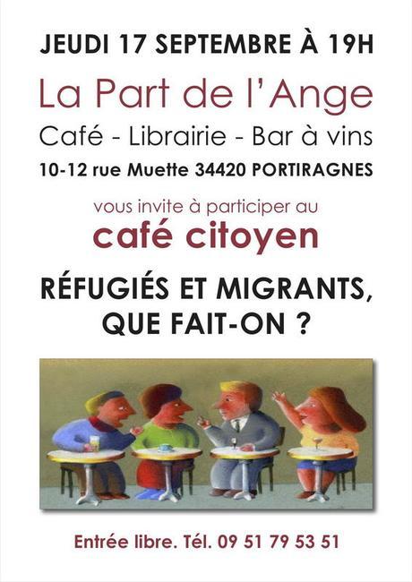 Café Citoyen à la Part de l’Ange – Réfugiés et migrants, que fait-on ?