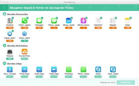 PhoneRescue retrouve vos photos, vos messages et plus