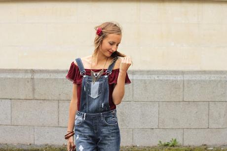 #123 Salopette et petits volants